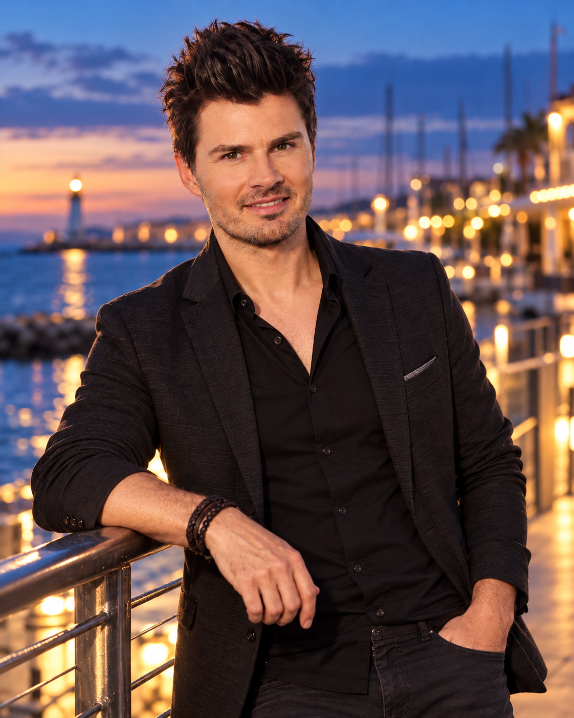 Marco Sommer am Hafen