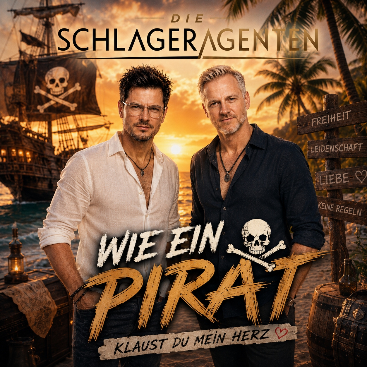 Wie ein Pirat